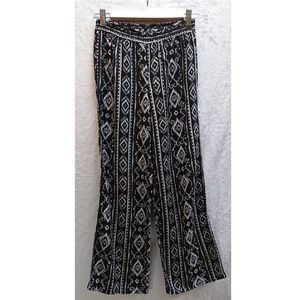 Justice Casual Boho Print Rayon Pants
